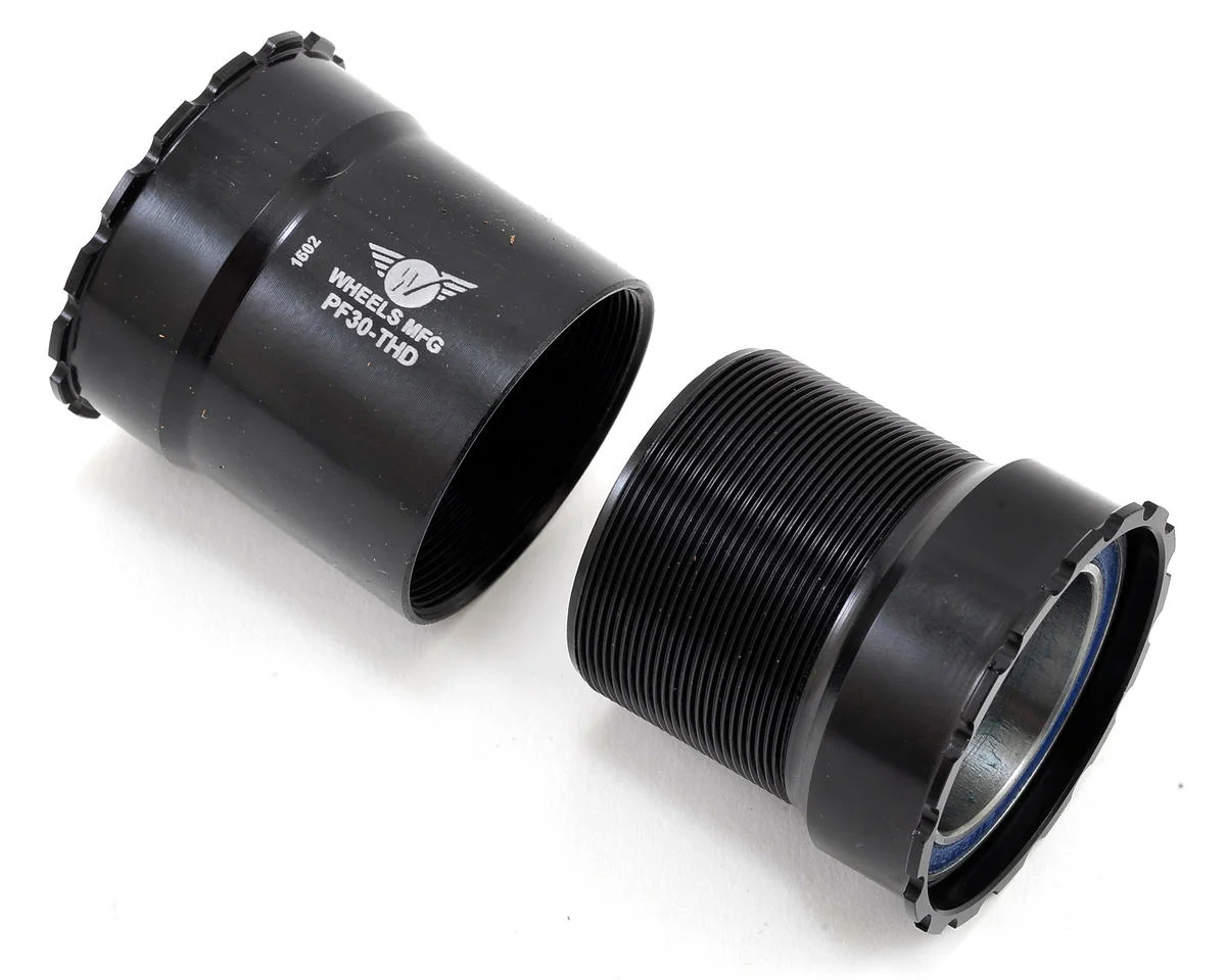 Wheels Manufacturing Bottom Bracket (Black) (PF30) (30mm Spindle) - view 2